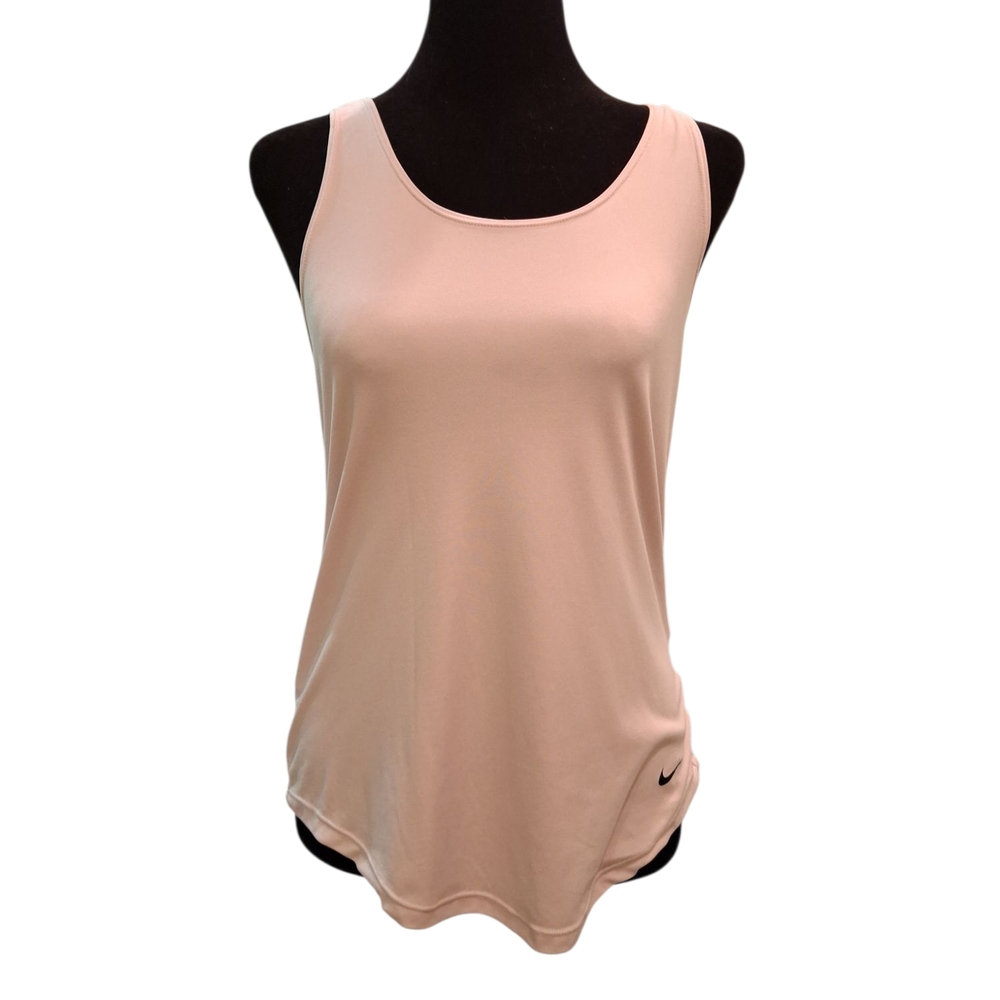 "Nike"Light Pink Sleeveless Tank Top Sz.S 100% recycled polyester. Like new!